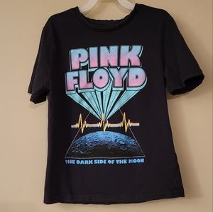 Pink Floyd "The Dark Side of the Moon" black tee shirt